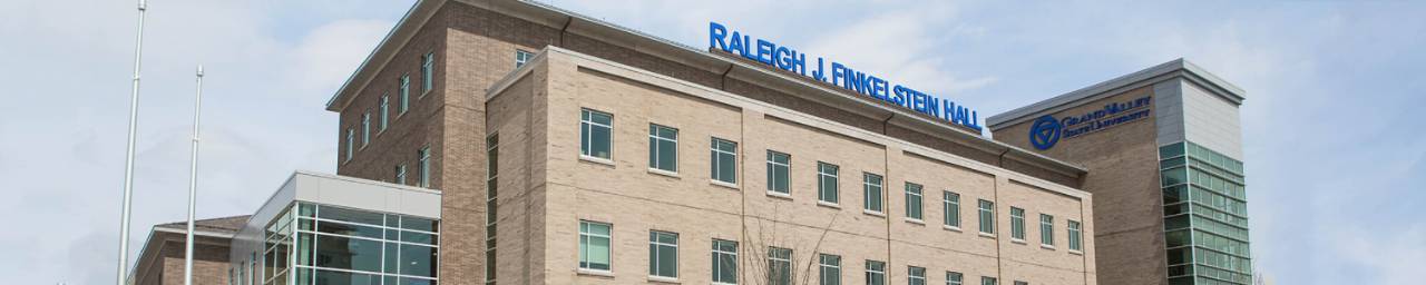 The Public Health Department is located in GVSU's Raleigh J. Finkelstein Hall